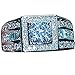 BigRose 2.65CT Men Rings Brilliant Cubic Zirconia Wedding Band Rhodium Plating Engagement Ring Solid 925 Sterling Silver 10