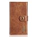 Iphone 6/6S Leather Wallet Phone Case Magnetic Back Case Protective Flip Cover with Card Slots Yellow