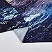 BLEUM CADE Wall Tapestry Wall Hanging Galaxy Tapestry Sky Tapestry Space Tapestry 3D Milky Way Tapestry Hippie Mandala Bohemian Tapestry Living Room Bedroom Space Decor