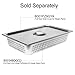 Excellante Full Size 4-Inch Deep Perforated 24 Gauge Steam Pans