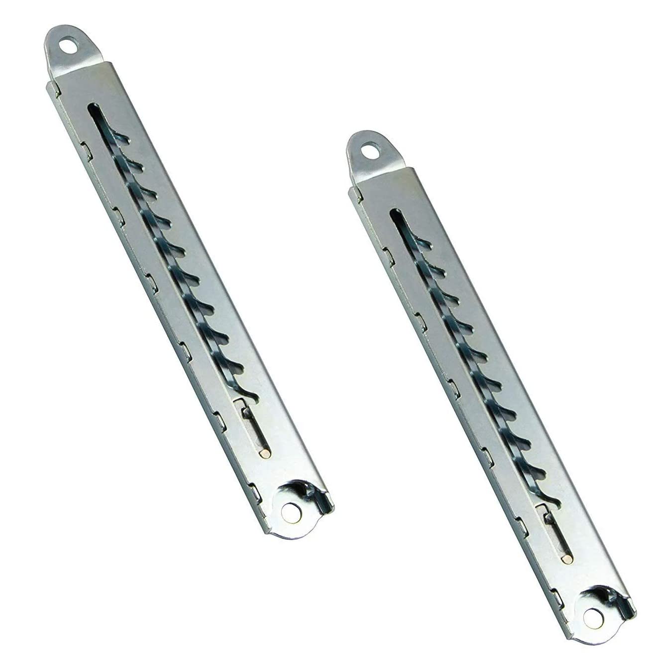 Gedotec Rastomat Folding Fitting Headboard Lounger High Position Fitting 10-fold adjustable | Galvanized metal | Adjustable fitting for head and foot sections | 2-pack - height lock 360 kg