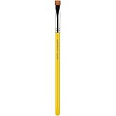 Bdellium Tools Professional Makeup Brush - Studio Series 714 Flat Eye Definer - With Soft Synthetic Fibers, For Eye Definition (Yellow, 1pc)