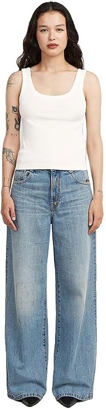 Women's Skater High Loose Jeans, Blue, 29 W/34 L