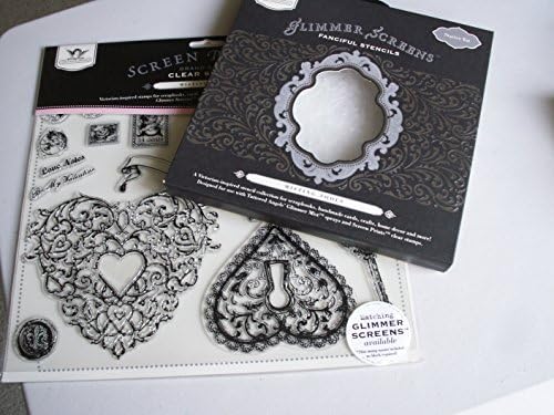 Lot Bundle Tattered Angels Stamps and Stencils Victorian Romance & Fanciful Stencils