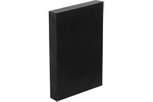 HEALLILY Leather Punch Mat Rubber Stamping Pad 15x10x2cm Silent Cutting Board for Leathercraft DIY Crafting