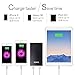 Lumsing Portable Charger Power Bank for Smartphones Tablets(6000mAh Li-Polymer Black)