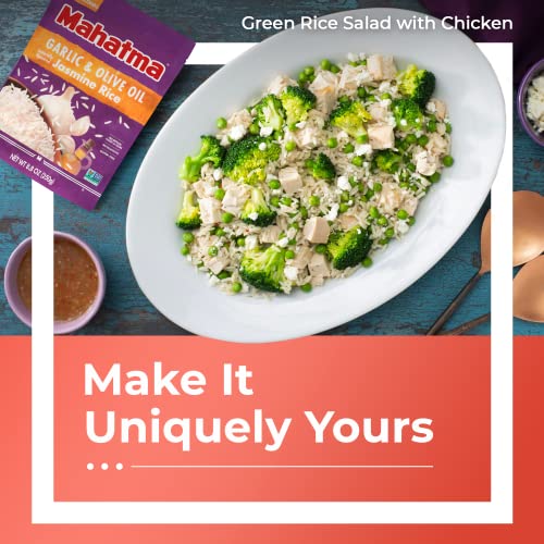 Mahatma Ready to Heat Garlic & Olive OilFlavored Jasmine Rice