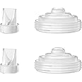 TOVVILD 4PCS Duckbill Valves Silicone Diaphragm Compatible with Momcozy M5 Breast Pump, Breast Pump Replacement Parts Accessories for M5,4PCS