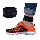Ankle Band for Fitbit Flex/2, Fitbit One, Fitbit Zip, Fitbit Charge HR 2, Fitbit Alta/HR or Garmin Vivofit/2/3/4/JR, Misfit Shine/2, Ankle Band for Men and Women (Black, Medium Size)