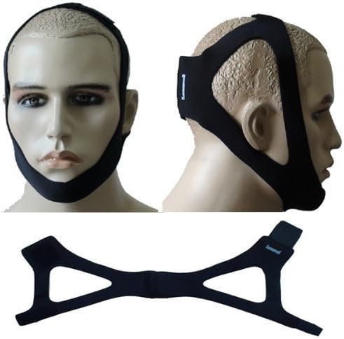 AVB Anti Snore Chin Strap - Best Health Care Stop Snoring Chin Strap, Sleep Now Snore Solutions Device - Snore Stopper Relief Guard - Sleep Aid Jaw Strap Reduces Snoring - Allows a Restful Night's Sleep - Comfortably Prevents Snoring - Voted Best Device on the Market