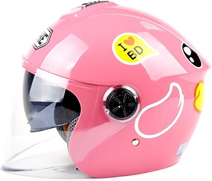 Casque Moto Moto Moto Enfant Casque Enfant Demi Casque Enfant Dessin Anime Casque Hommes Et Femmes Bebe