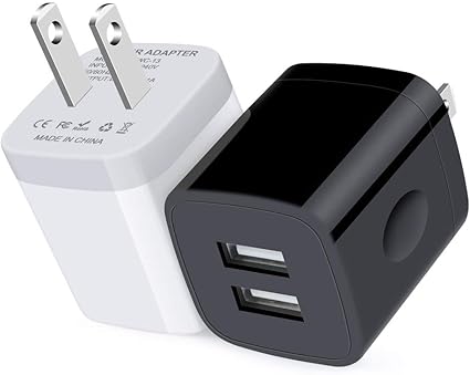 Amazon Usb充電器 Ailkin Acアダプター Usb アダプタ Usbポート 2 2 1a出力 スマホ充電器 電源アダプタ 2個セット 超小型 軽量 コンパクト Iphone Android対応 Iphone X Iphone 8 Iphone 7 7 Plus Iphone6s 6s Plus Iphone6