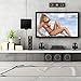 HDTV Antenna, Liger Ultra-Thin Indoor Antenna 35 Mile Range - Receive HD Television Signals for Free - Plugs Directly Into Your TV - Includes Adhesive & Stand