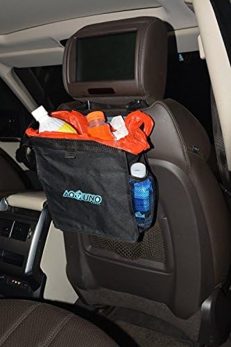 Aotuno Multipurpose Car Waste Basket for Auto Leak Proof Trash Can Bag Garbage Holder Litter Rack Organizer