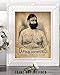 Tattoo Decor - The Tattooed Man - Captain Costentenus - 11x14 Unframed Art Print - Perfect Tattoo Shop Decor, Tattoo Artist Gifts, Tattoo Sign and Decorations for Parlor
