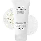 YUMU Licorice Deep Pore Facial Cleanser, for Double Cleansing, Centella Asiatica + Ceramide NP + Glycerin, Hydrating Gel Cleanser, Blackhead Remover, Korean Skincare (150ml/5.07 fl.oz.)
