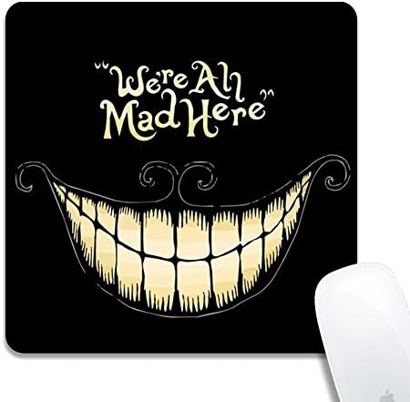 DeJYtrade Mouse Pad, Smile Custom Non-Slip Gaming Square Mouse Pad