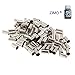 zimo 50pcs Jagwire Bike 5mm Brake Cable Housing Ferrule End Caps