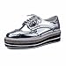 MINIVOG Platform Wingtips Square Toe Women Oxfords Shoe