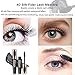 4D Silk Fiber Lash Mascara Waterproof, Long Lasting Eyelash Mascara, Silicone Brush Head, Smudge-Proof, Black (Color 1)