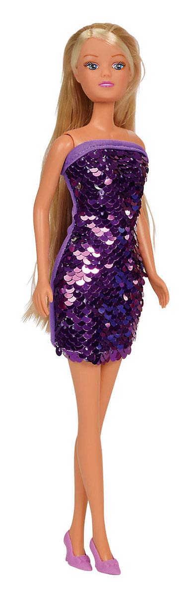 Simba 105733366 - Steffi Love Doll in Cool Sequin Dress, with Swap Effect, Reversible Sequins, 29 cm, from 3 Years