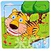 2 pics Wooden Cartoon Animal Puzzles ,Educational Toys for 0-4 Year Old (16 pieces),baby Kids Training Toy -Assorted Styles