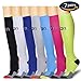 Laite Hebe Compression Socks for Women & Men Circulation(6 pairs)-Graduated Supports Socks for Running, Athletic Sports