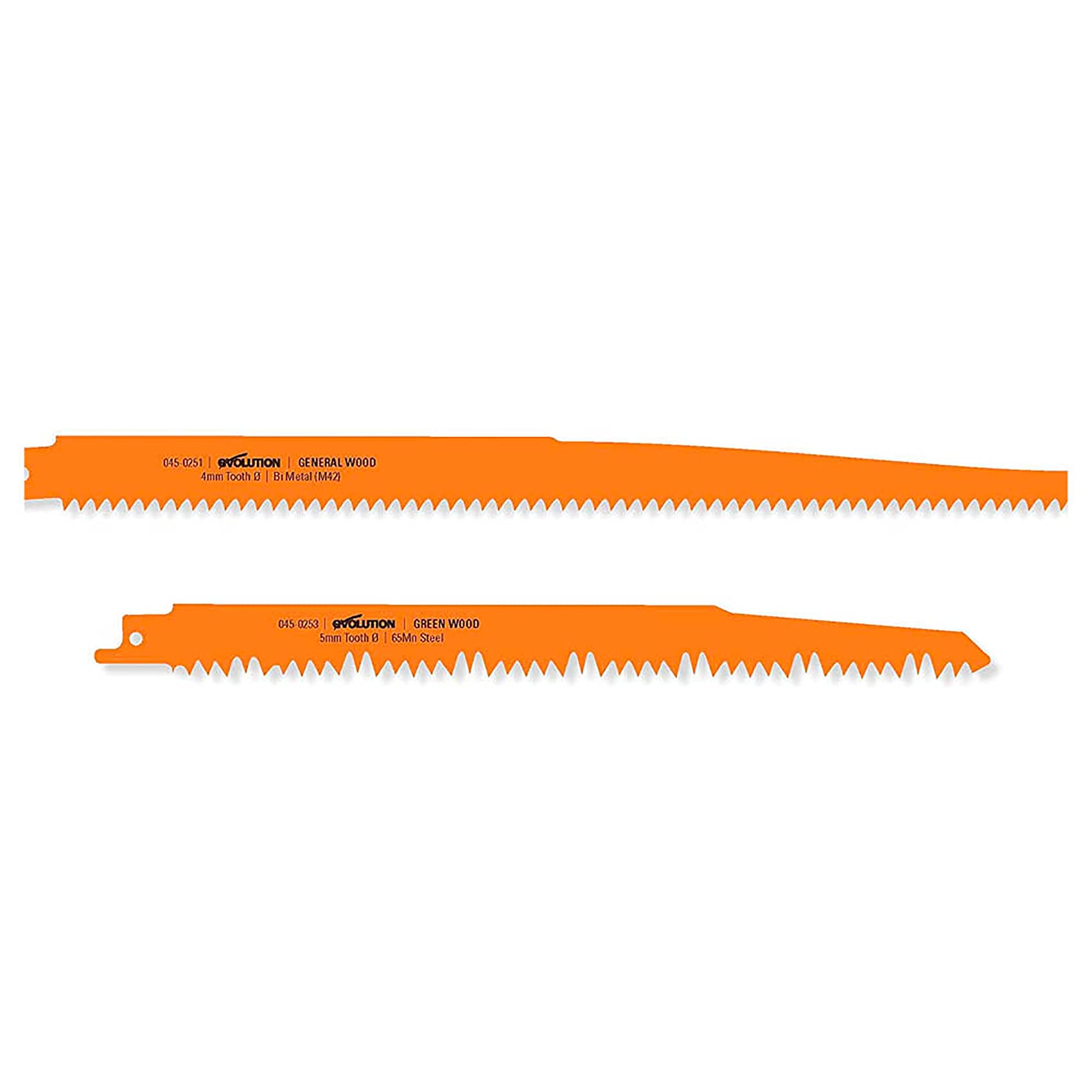 Evolution Power Tools RAGE8 Twin Pack Recip Saw Blades (Wood and Green Wood)