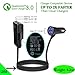 OsxoABB 4 Port USB Car Charger For Front/Back Seat Passengers,Quick Charge 3.0,Smart IC Technology