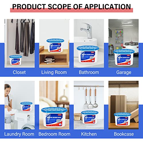 ZSPENG Moisture Absorber Boxes ( 9 Packs),Moisture Absorber bucket