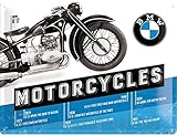 BMW Motorcycles Timeline large embossed steel sign (na 4030)