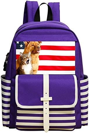 School Bag Pet Flag Student Backpack Purse for Children