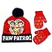 Nickelodeon Paw Patrol Boys Winter Hat and Mitten or Glove Set (Age 2-7), Paw Patrol Red Mitten, 2-4T