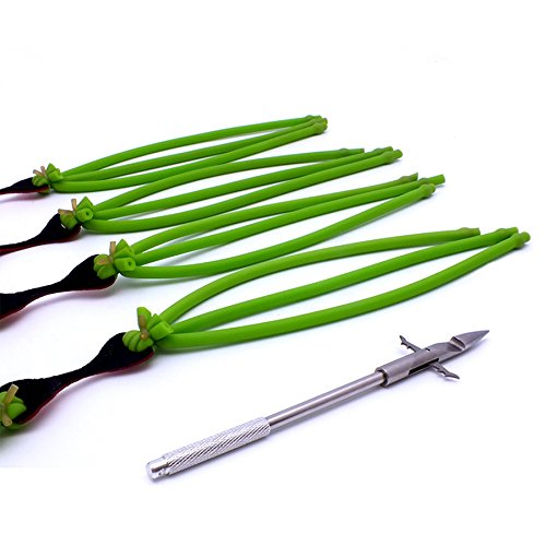 Smarty 3Pcs Powerful Elastic Rubber Bands for Hunting Fishing Archery Arrows Slinghshot Bowfish