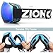 ZIONOR X4 Ski Goggles Magnetic Lens - Snowboard Goggles for Men Women Adult - Snow Goggles Anti-fog UV Protection