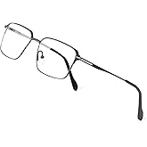 Saraudy Clear Lens Glasses for Men, Lightweight Mens Eyewear Frame, Business Style Non Prescription Glasses, Lens Replaceable
