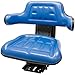Blue TRAC SEATS Brand Waffle Style Universal Tractor Suspension SEAT with TILT FITS Ford/New Holland 3900 3930 3910 5000 5100 5600 5610 5900 5910 (Same Day Shipping - Delivers in 1-4 Business Days primary