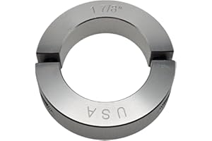 Coastal Shaft Collars – 1.875" Bore Diameter - Clamping Two Piece Shaft Collar - 2024 Aluminum (1 Pack)