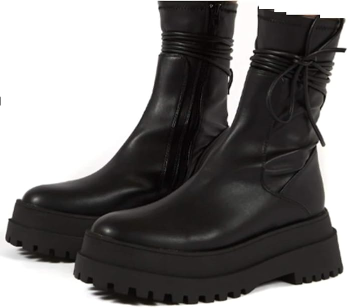 Heelchic Women%C2%A1%C2%AFs Platform Chunky Martin