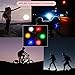 beslove 6Pcs Clip-On Pet Cat Dog Collar LED Lights, Upgraded Weather Resistant Shockproof LED Safety Night Walking Light, ID Tag and 12Pcs Batteries Included
