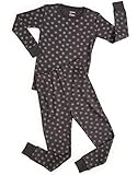 Leveret Organic Cotton Snow 2 Piece Pajama Set