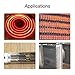 uxcell Heating Element Coil Wire AC220V 300W / AC110V 75W Kiln Furnace Heater Wire 3.7mm*130mm 2pcs