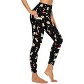 Cerburny High Waisted Exercise Yoga Pants with Pockets Workout Leggings for Women Running Pants