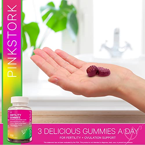 Pink Stork Fertility Gummies Supplements for Conception, Fertility