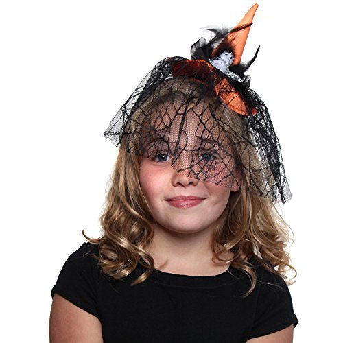 Orange Witch Hat Headband