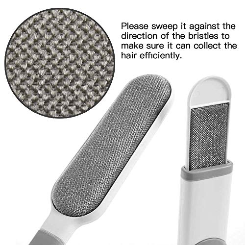 MOSHAY Pet Hair Remover Brush - Fur & Lint Removal Brush with Self-Cleaning Base - Dog & Cat Hair Remover for Furniture, Couch, Carpet, Bed, Car Seat, Clothing -Animal Fur&Dust Removal Tool