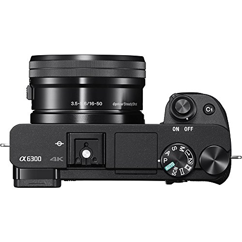 Sony-a6300-4K-Mirrorless-Camera-with-16-50mm-Power-Zoom-Lens-ILCE-6300L-64GB-Battery-Grip-Shotgun-Mic-Pro-Video-Bundle