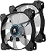 Corsair CO-9050031-WW Air Series SP 120 LED Blue High Static Pressure Fan Cooling - Twin Pack