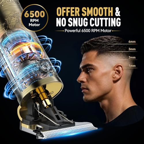 Solati Beard Trimmer for Men, Professional Hair Clippers & Electric Shaver Grooming Kit, Precision T-Blade Cordless Hair Trimmer with LCD Display Mens Gifts