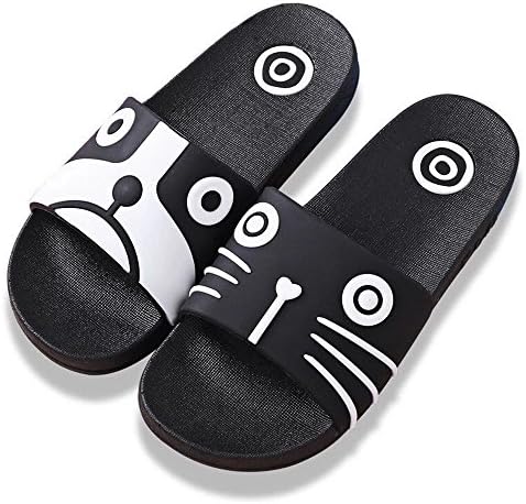 DKKK House Cute Bedroom Indoor Comfy Adult Slipper Shoes Men White Size 8.5-9.5